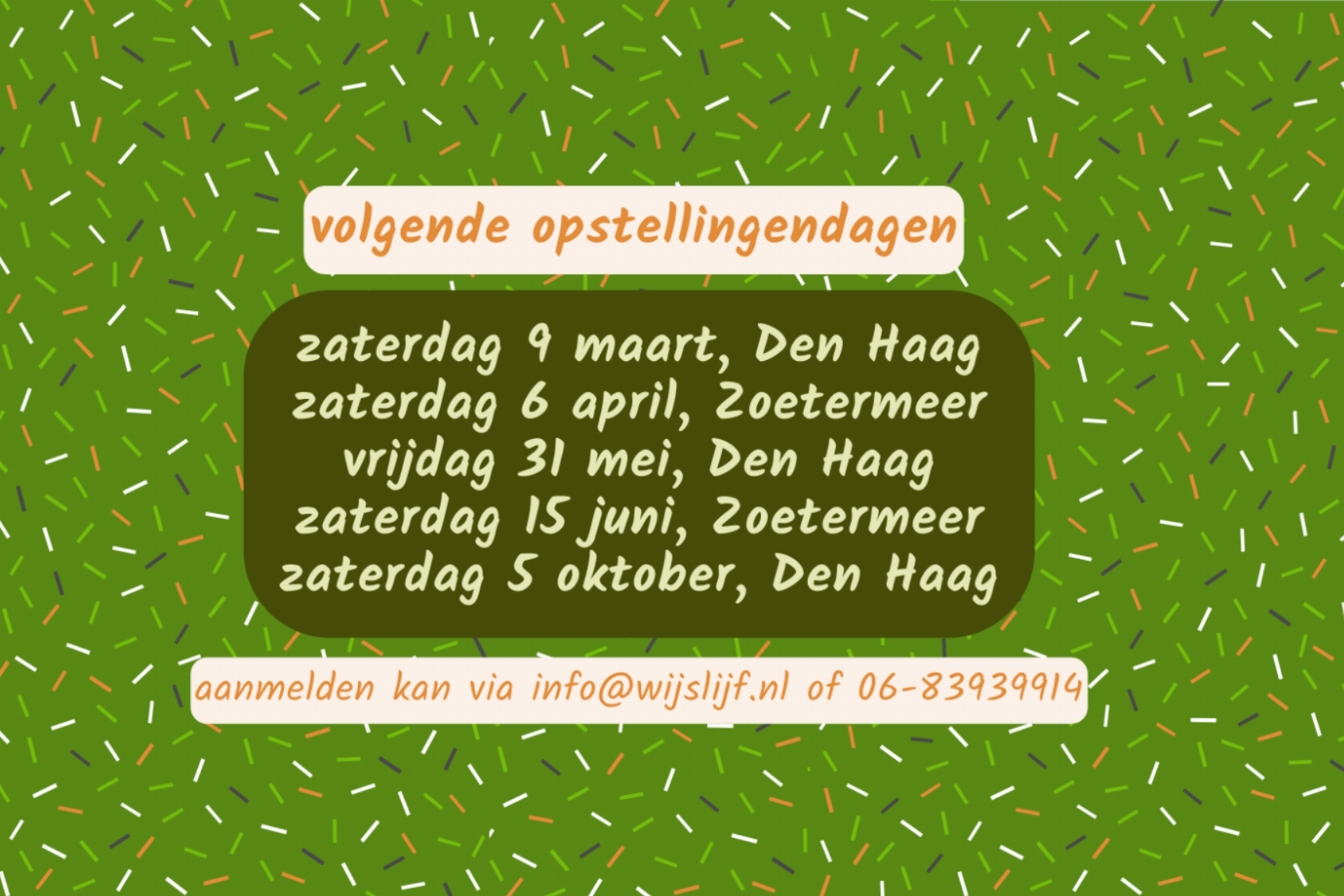 (familie)opstellingendag Scheveningen