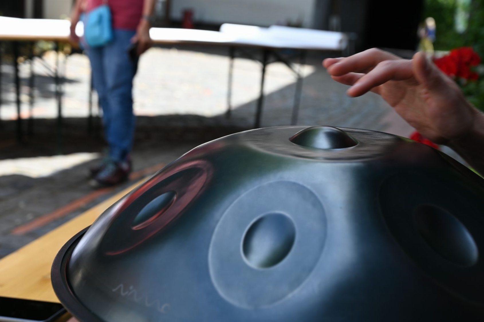 -Verplaatst-Mindfulness in Movement met live Handpan muziek